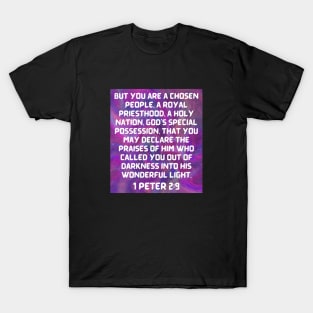 Bible Verse 1 Peter 2:9 T-Shirt